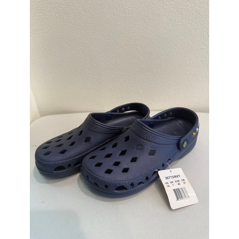 Skechers Foamies Cali Blast Navy Blue Clogs Mens Size 10 Slip On Shoes 36773/NVY